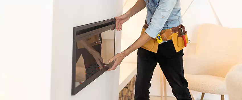 Metal Fireplace Installation in Chapel Hill, North Carolina
